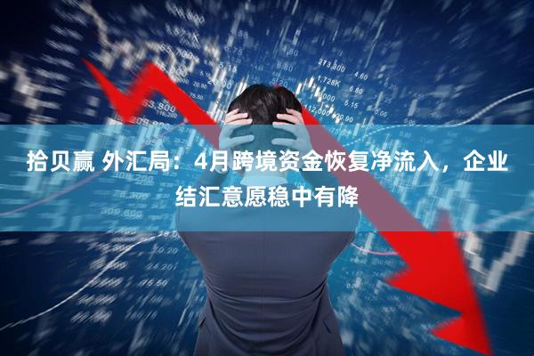 拾贝赢 外汇局:4月跨境资金恢复净流入,企业结汇意愿稳中有降